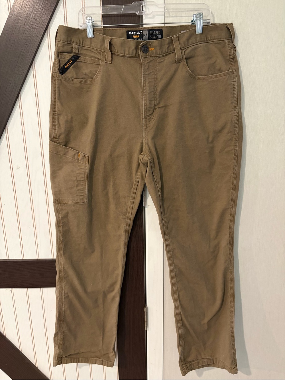 Ariat Men's Rebar M4 Relaxed Duck/khaki Size 38/30